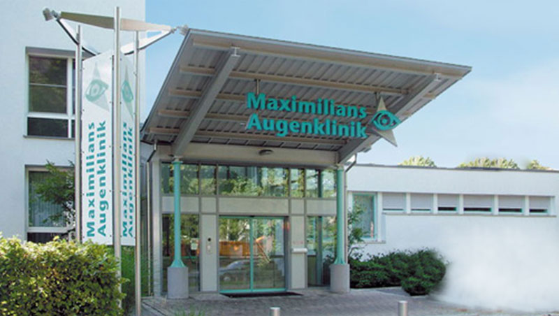 Eingang Maximilians Augenklinik Nuernberg